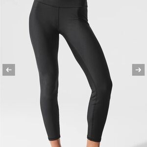 ALO Yoga Black High-Rise Leggings. XS worn for a shoot. Like new.